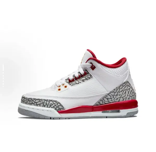 Air Jordan 3 White Cement Blue Sneakers Basketball Shoes - 8