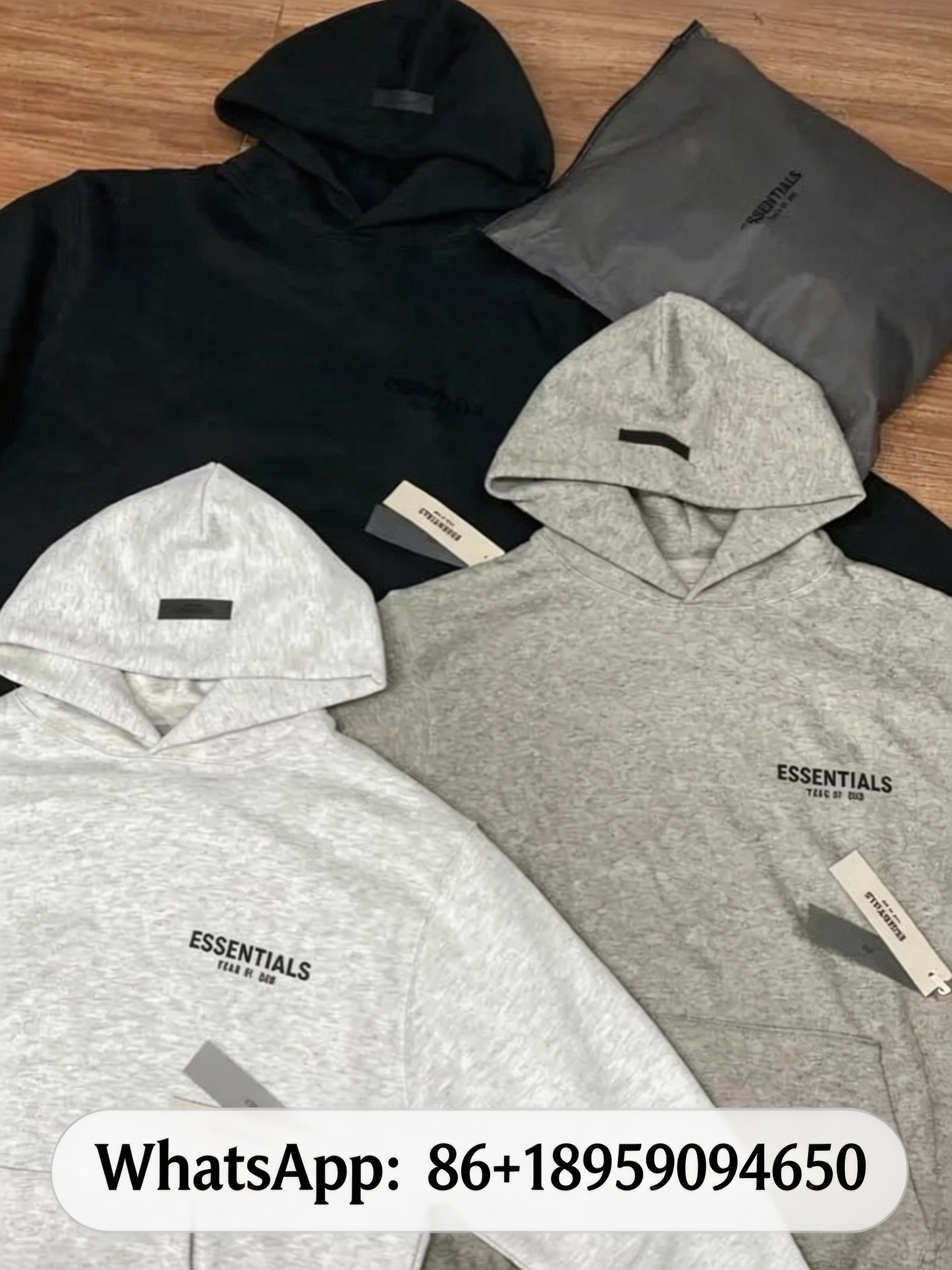 ESS fleece hooded sweatshirt+sweatpants series Whats APP+86 18959094650