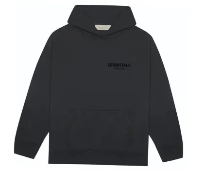Fear of God Essentials Hoodie Black - 1