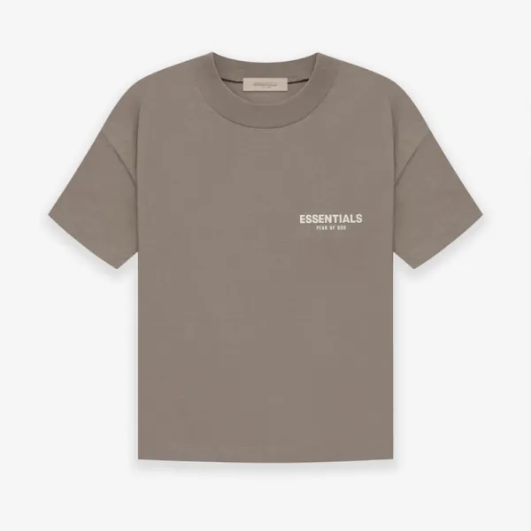Fear of God Essentials Logo T-Shirt Olive - 1