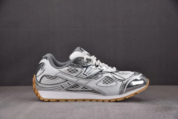 Asics Gel-Lyte III Silver Metallic Mesh Sneakers - 1