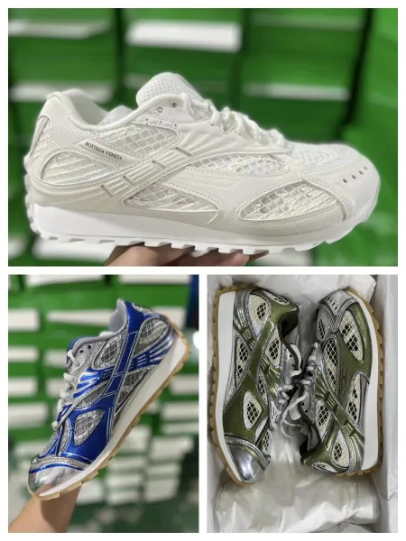 Asics Gel-Lyte III Blue Silver Mesh Sneakers Running Shoes - 3
