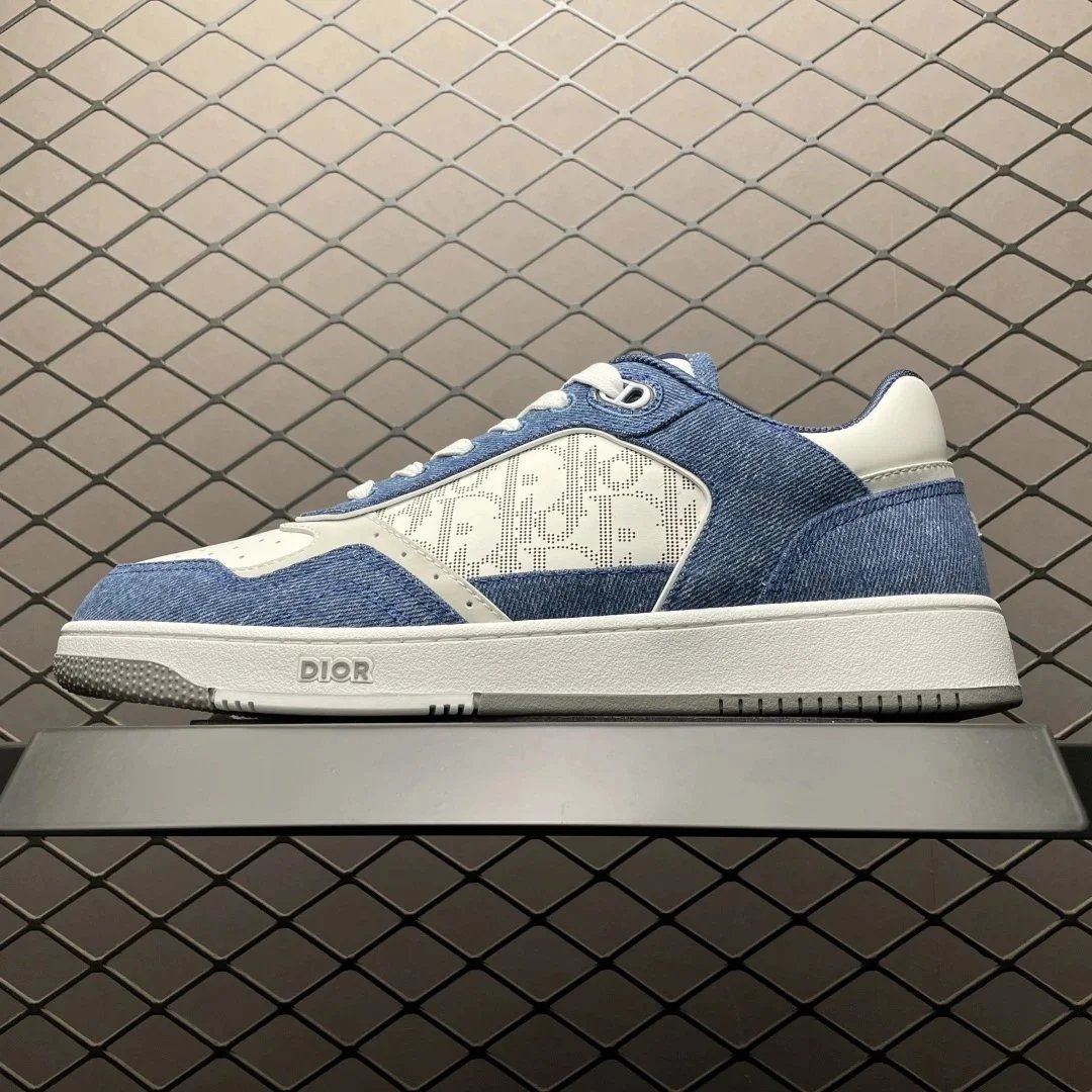 light blue and white