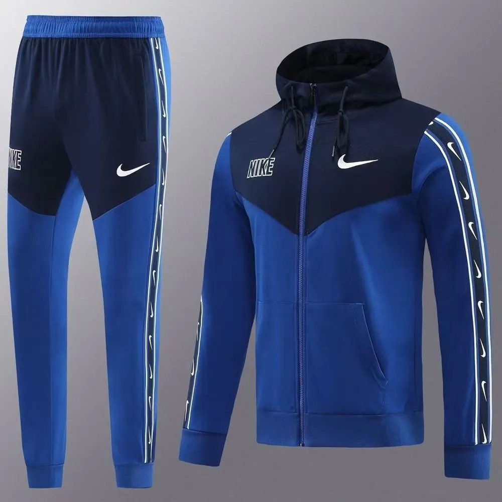 NM Hoodie Two Piece Set - Color Blue