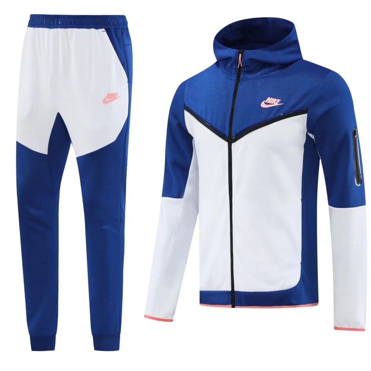 NM02 Hoodie Set (Zipless Pocket) - Color Blue