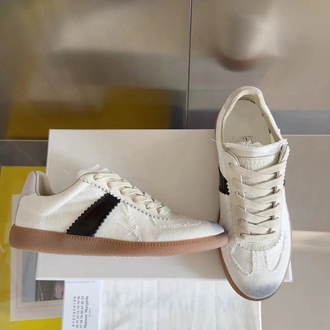 Maison Margiela Replica Sneakers Mint Green and Gray Sneakers - 19