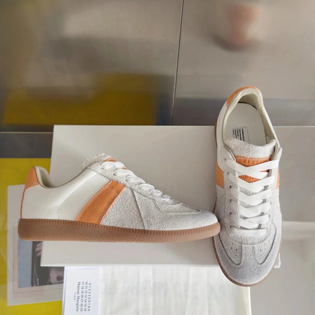 Maison Margiela Replica Sneakers Mint Green and Gray Sneakers - 16