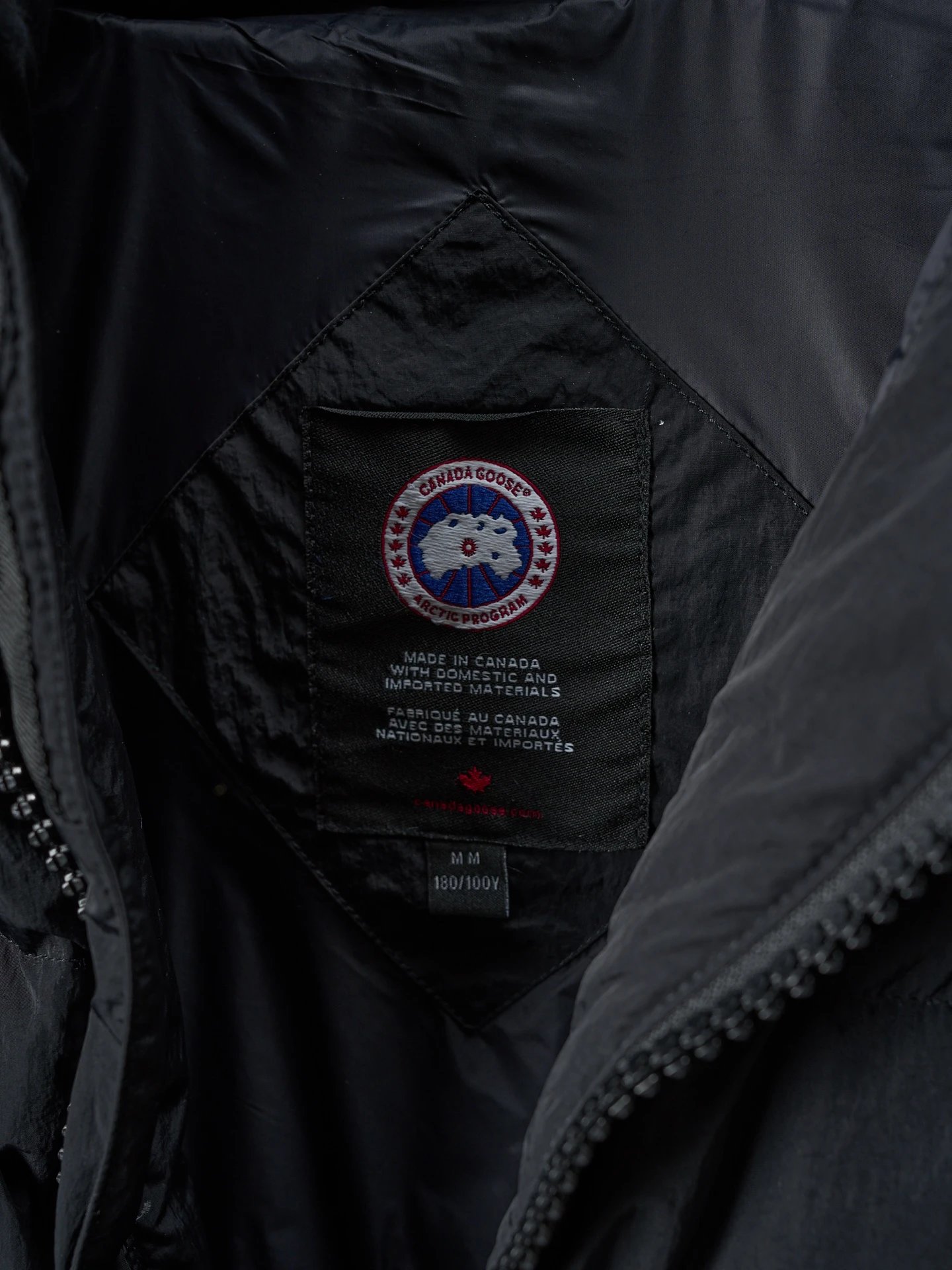 Winter Puffer Down Jacket with Hood Matte Ebony Black - Gallery Image 5 - Detailed View
