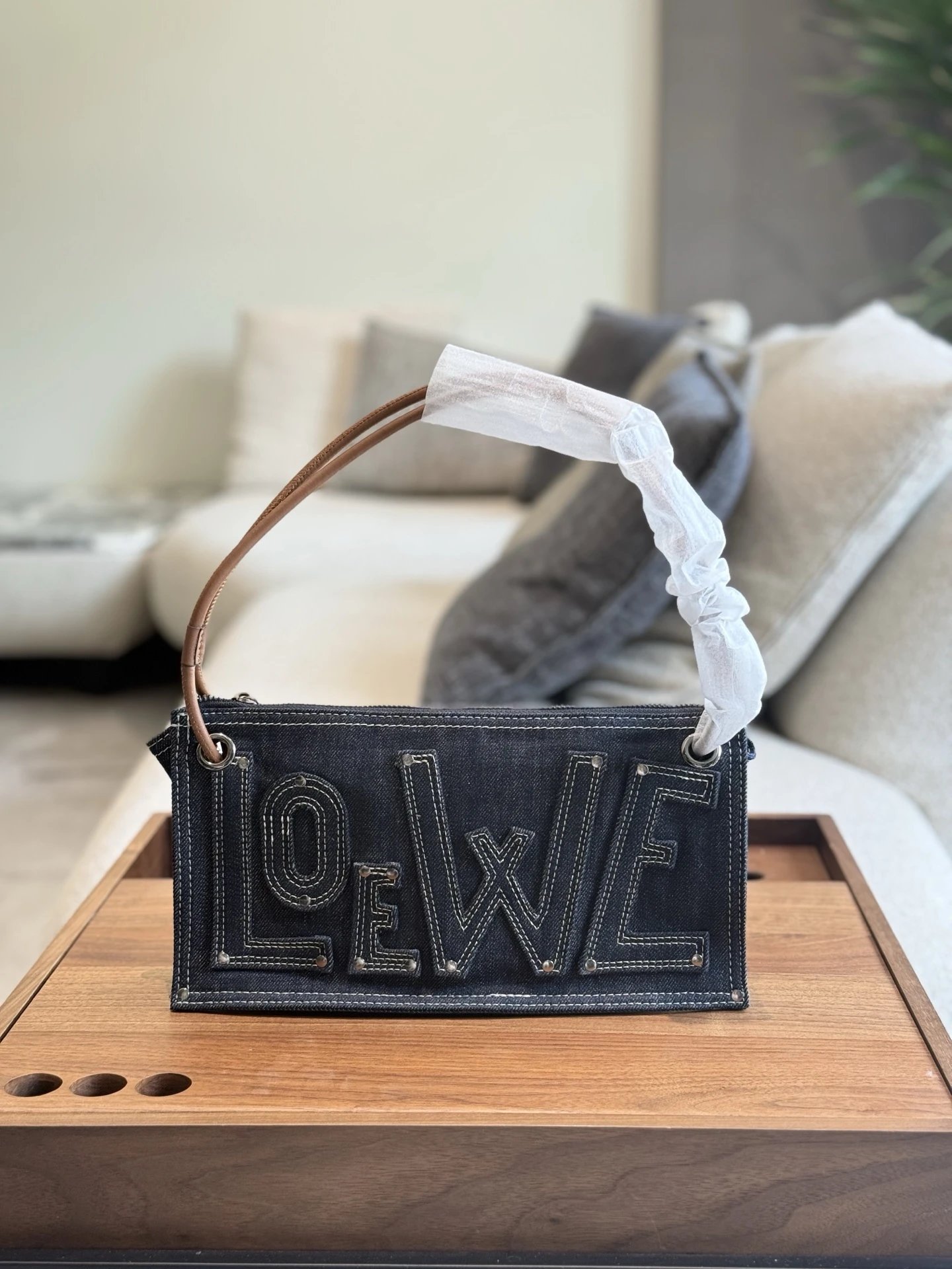 L*ewe Handbags Shoulder Bag Jean - 133528