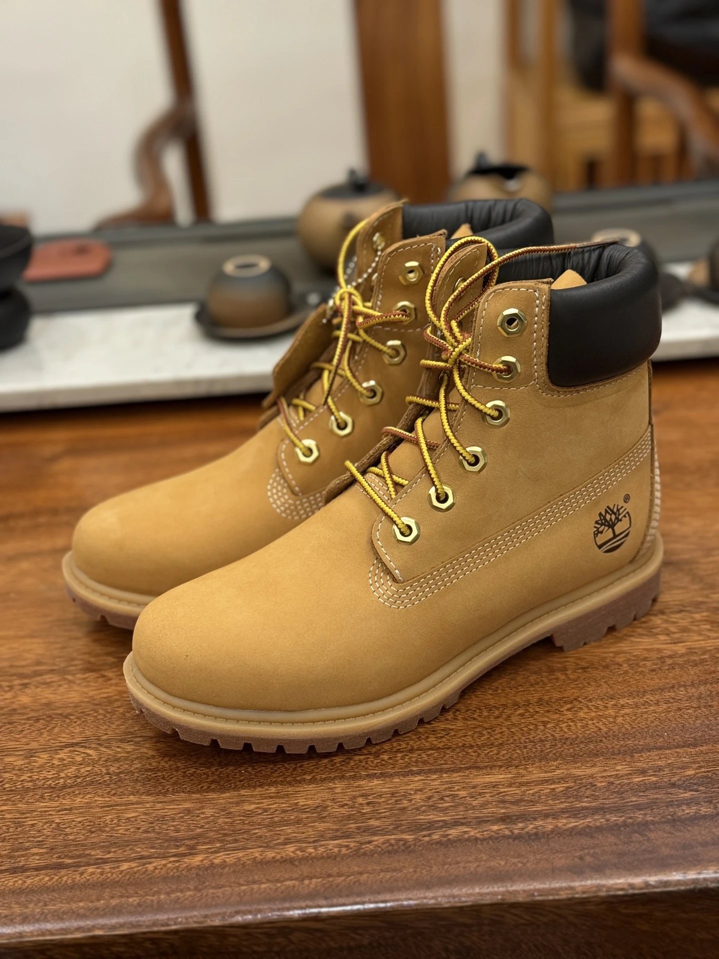 Un Find户外休闲大黄靴131909