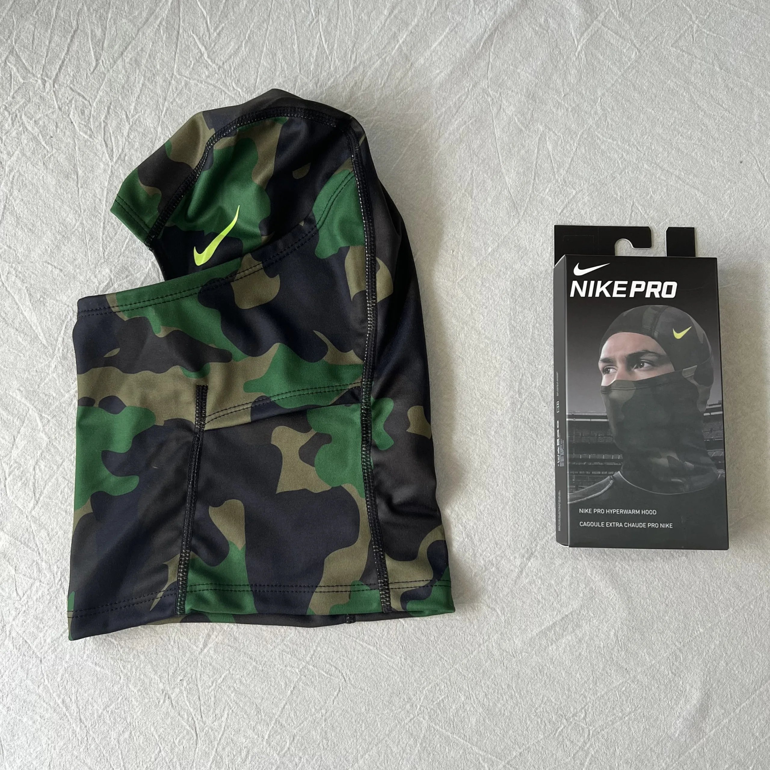 Coco Mask Camo Green (Yellow Letters) Small Box