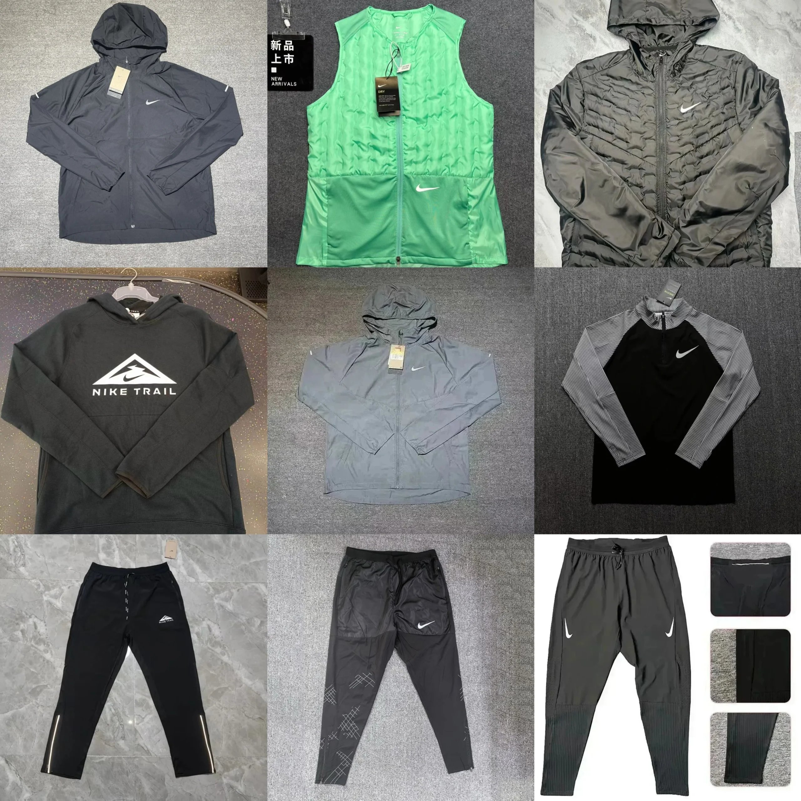 YSH - Track & Field Sports Running Breathable Quick-Dry Zipper High-Elastic Reflective Athletic Wear WhatsApp +852 4695 5667