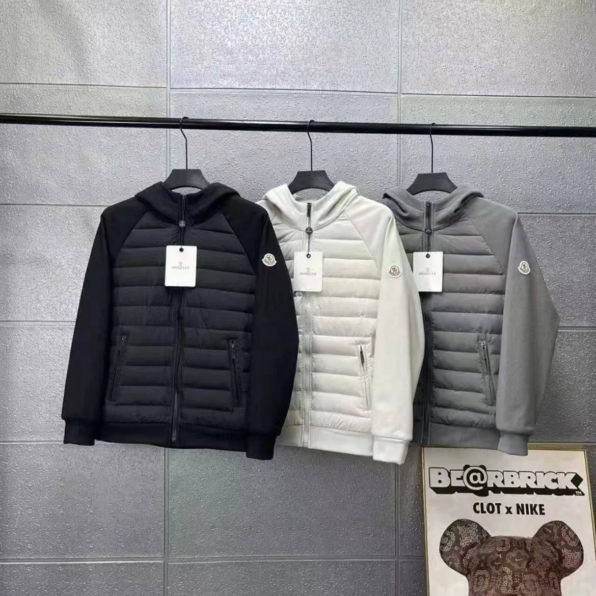 Moncler Hooded Puffer Jackets 