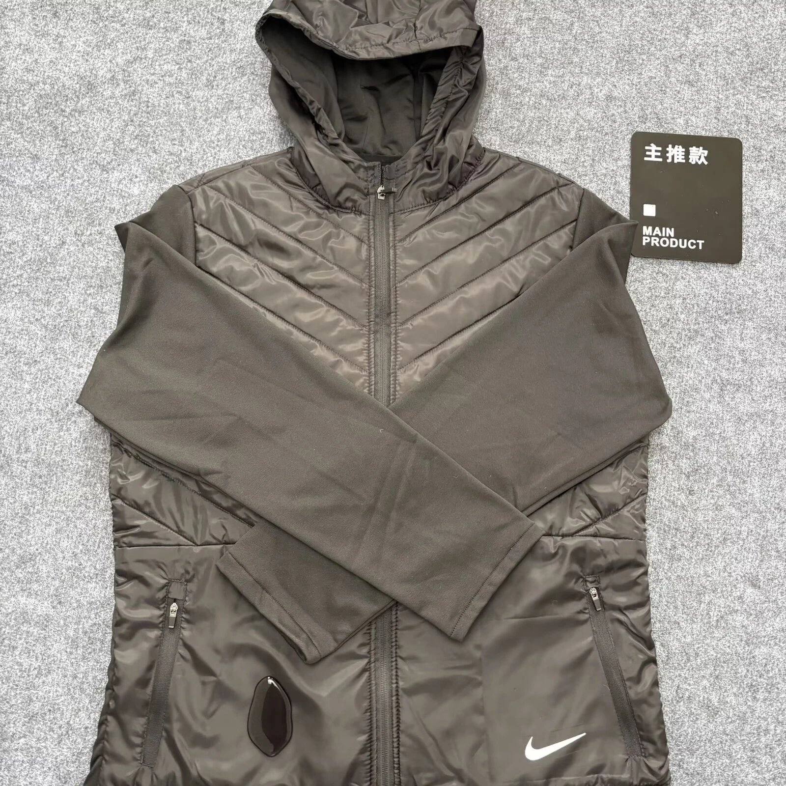 Waterproof down long sleeves