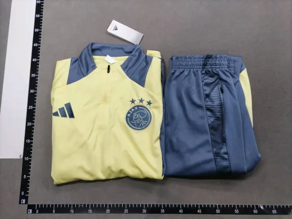 Adidas Ajax Amsterdam Training Tracksuit Yellow/Blue - 1
