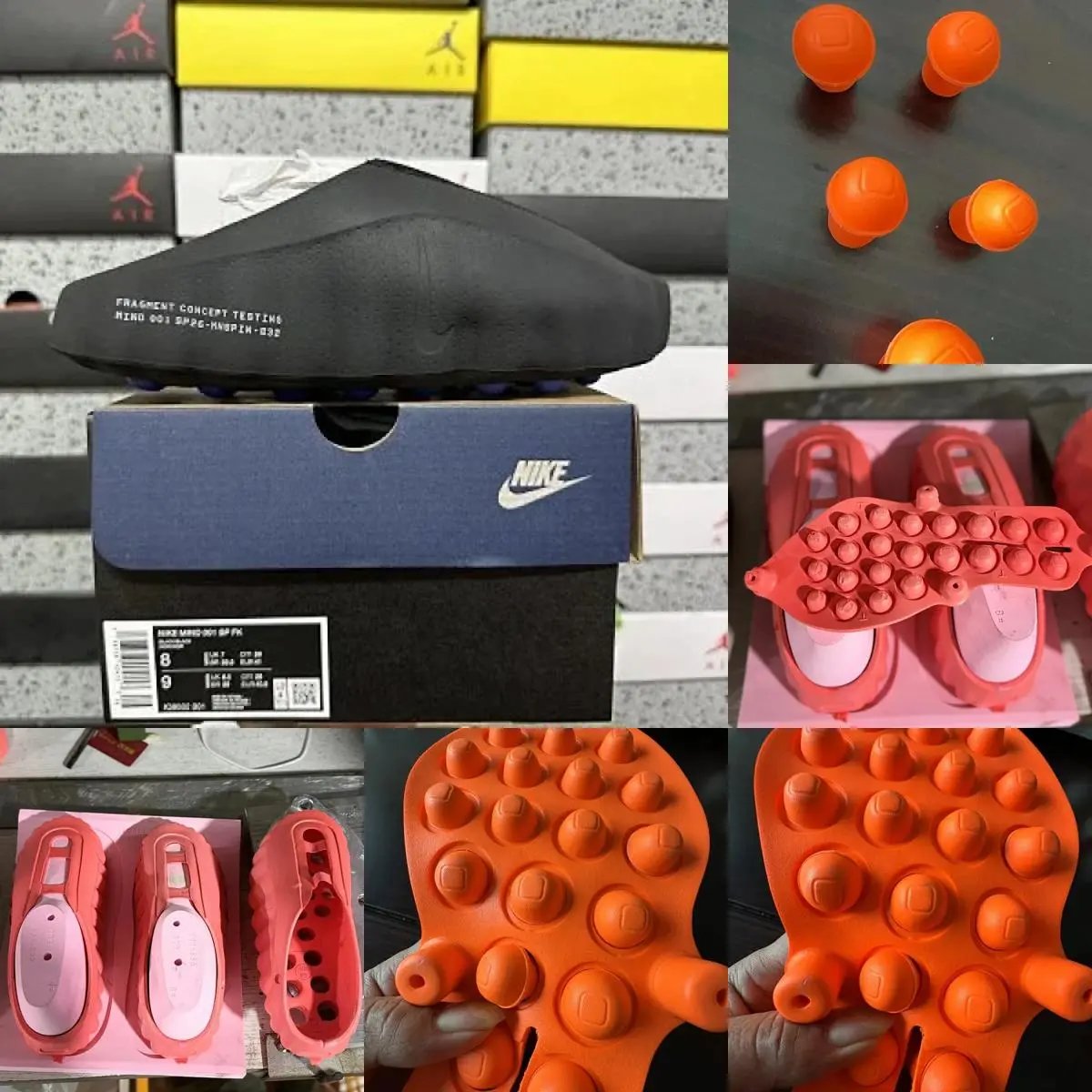 Nike M2K Tekno Orange Silicone Shoe Insoles