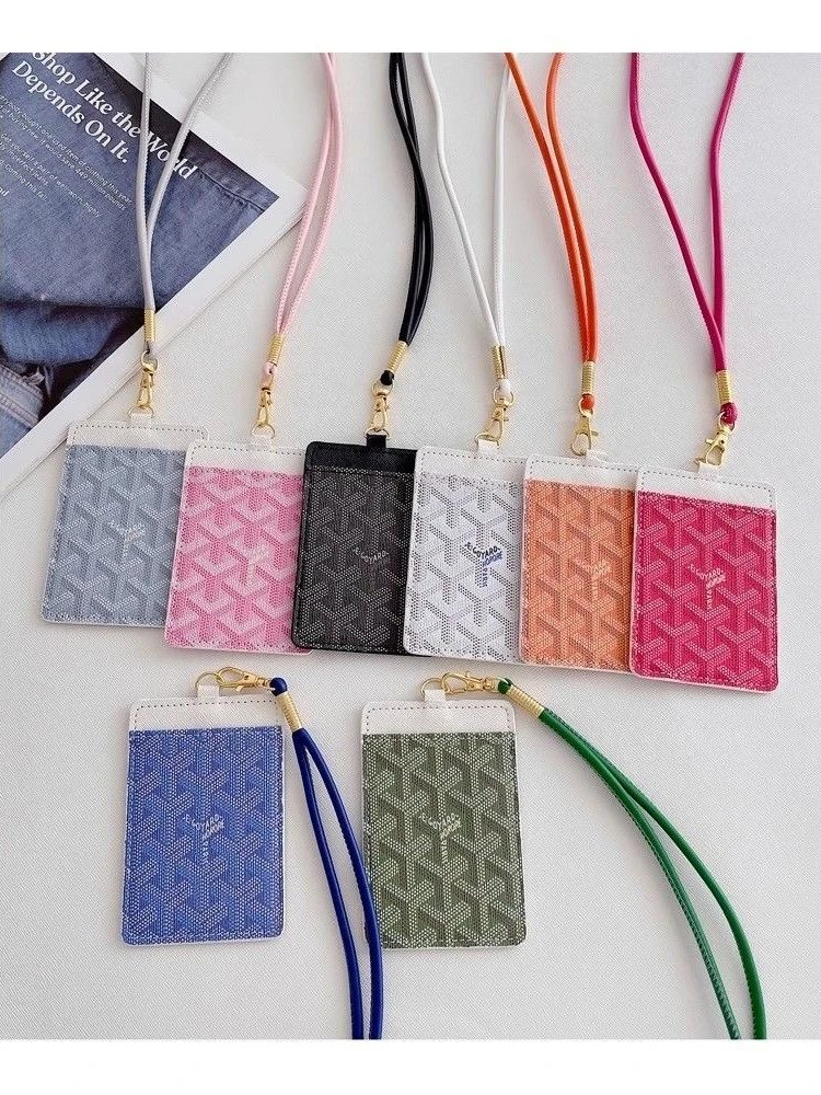 工作证卡套身份证银行卡公交卡门禁卡防丢插卡斜挎挂脖绳