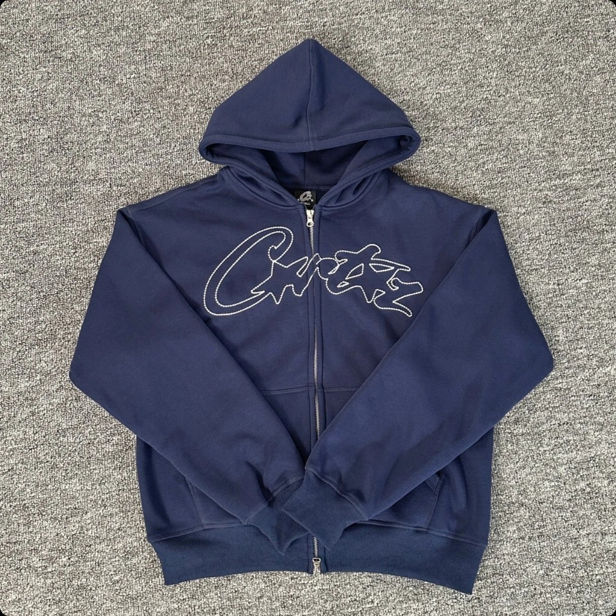 Oversized Hooded Cardigan and Sweatpants Set