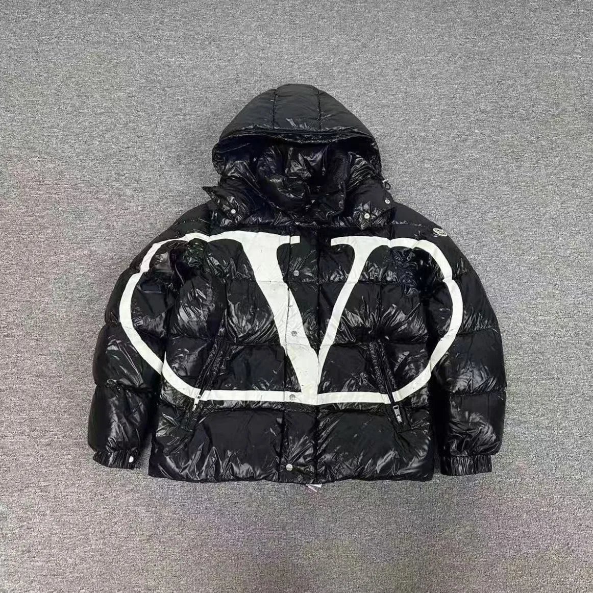Hooded down cotton jacket PE
