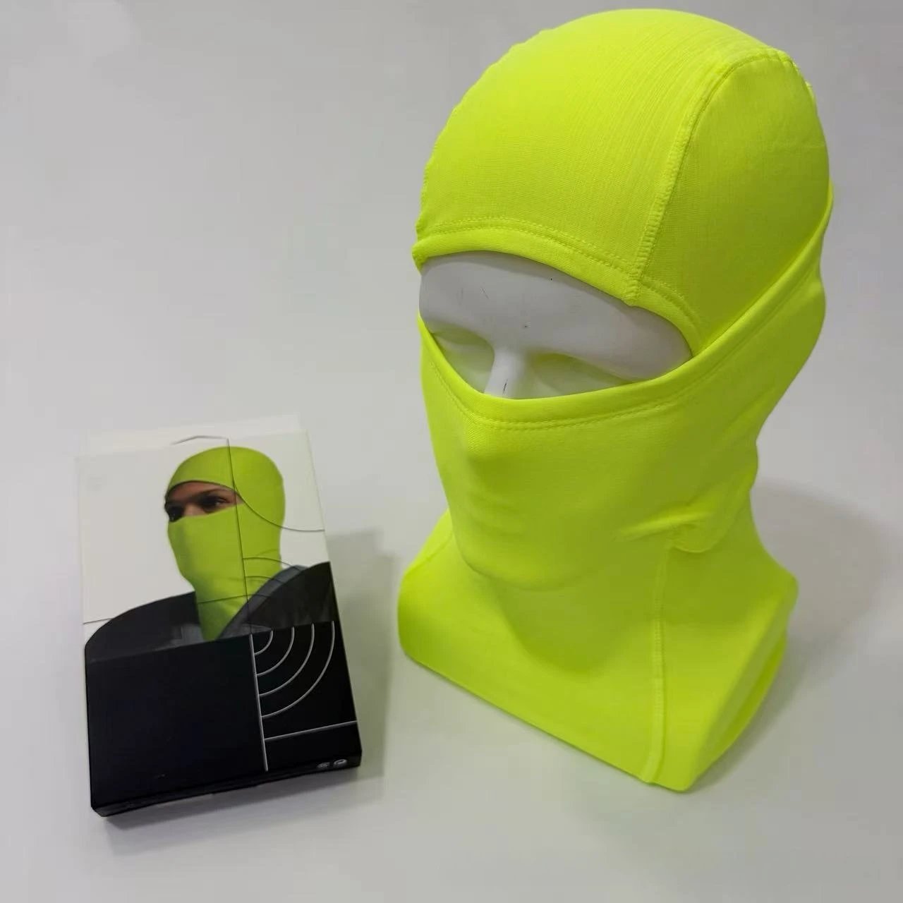 Fluorescent Yellow Face Mask