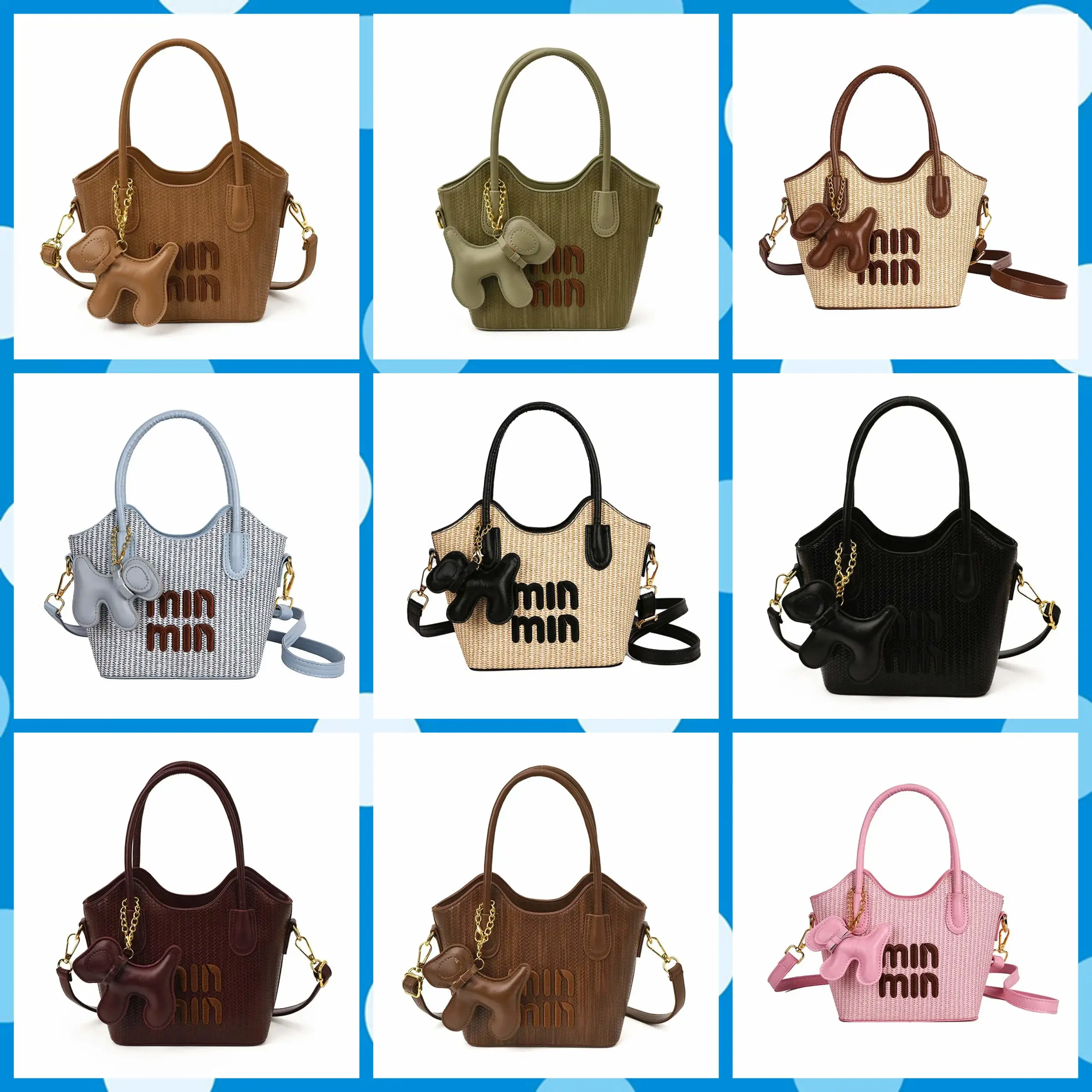 Marni-style woven bu