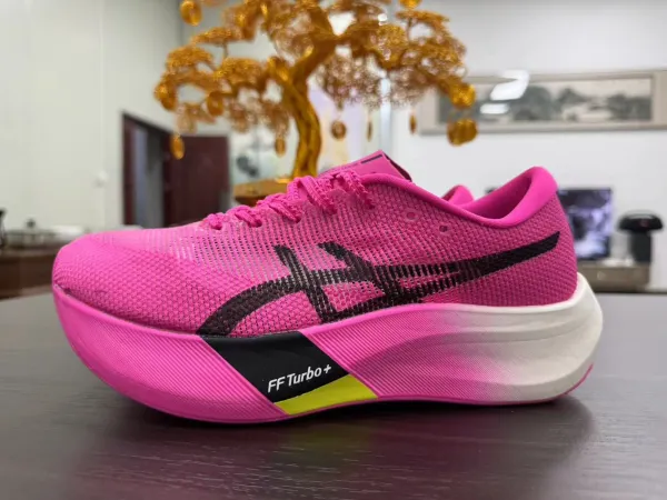 Asics FF Turbo+ Running Shoes Light Blue Pink - 4