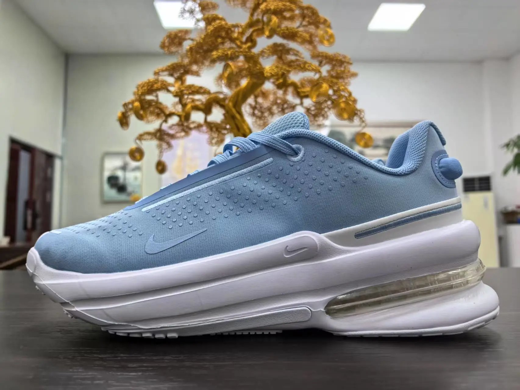 Nike Air Max Scorpion Blue White Running Shoes - 7