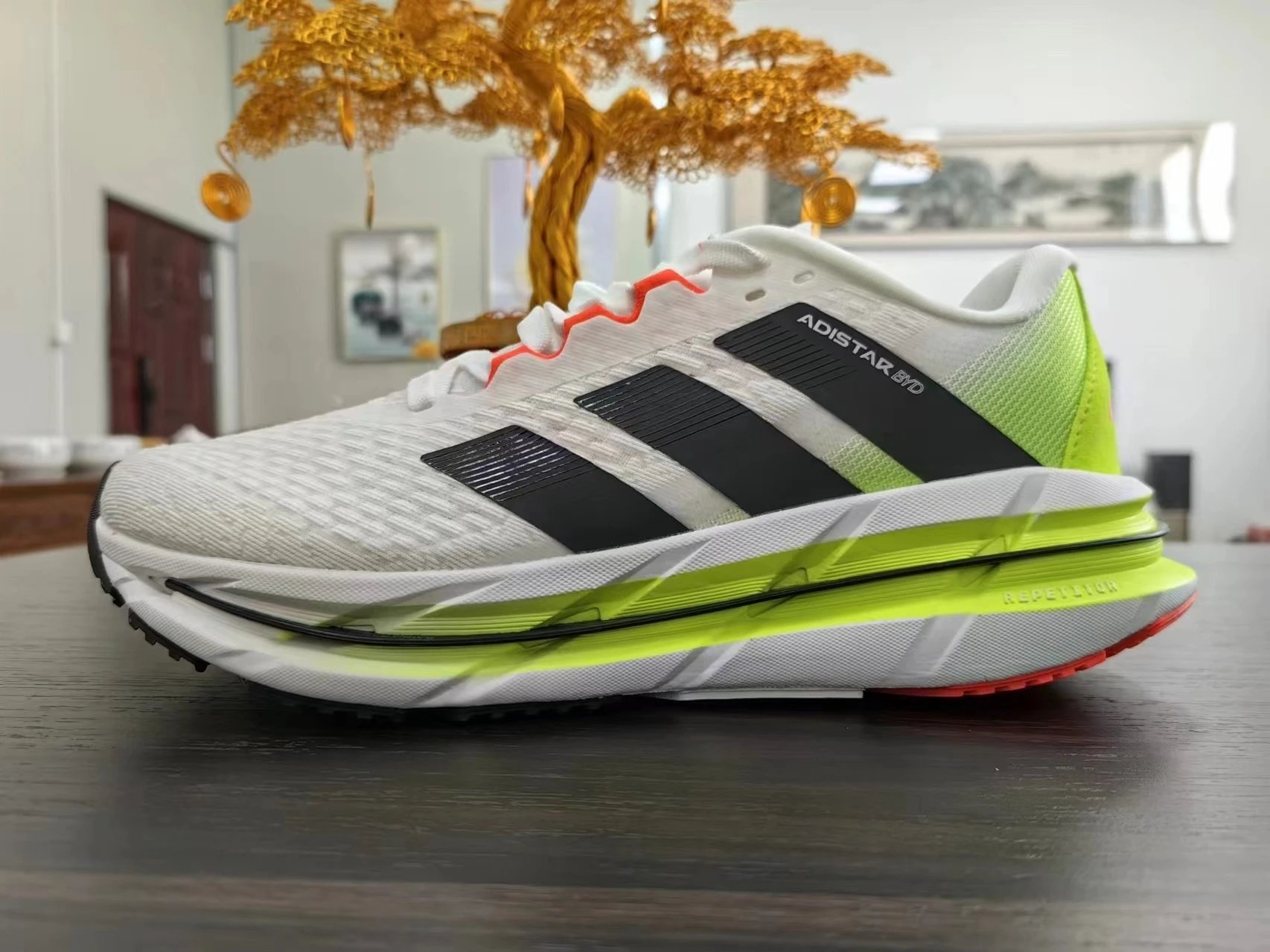 Adidas Adistar White Black Running Shoes - 19