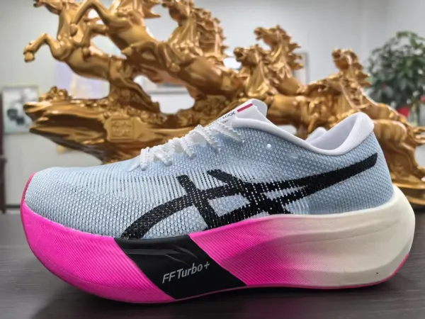 Asics FF Turbo+ Running Shoes Light Blue Pink - 7