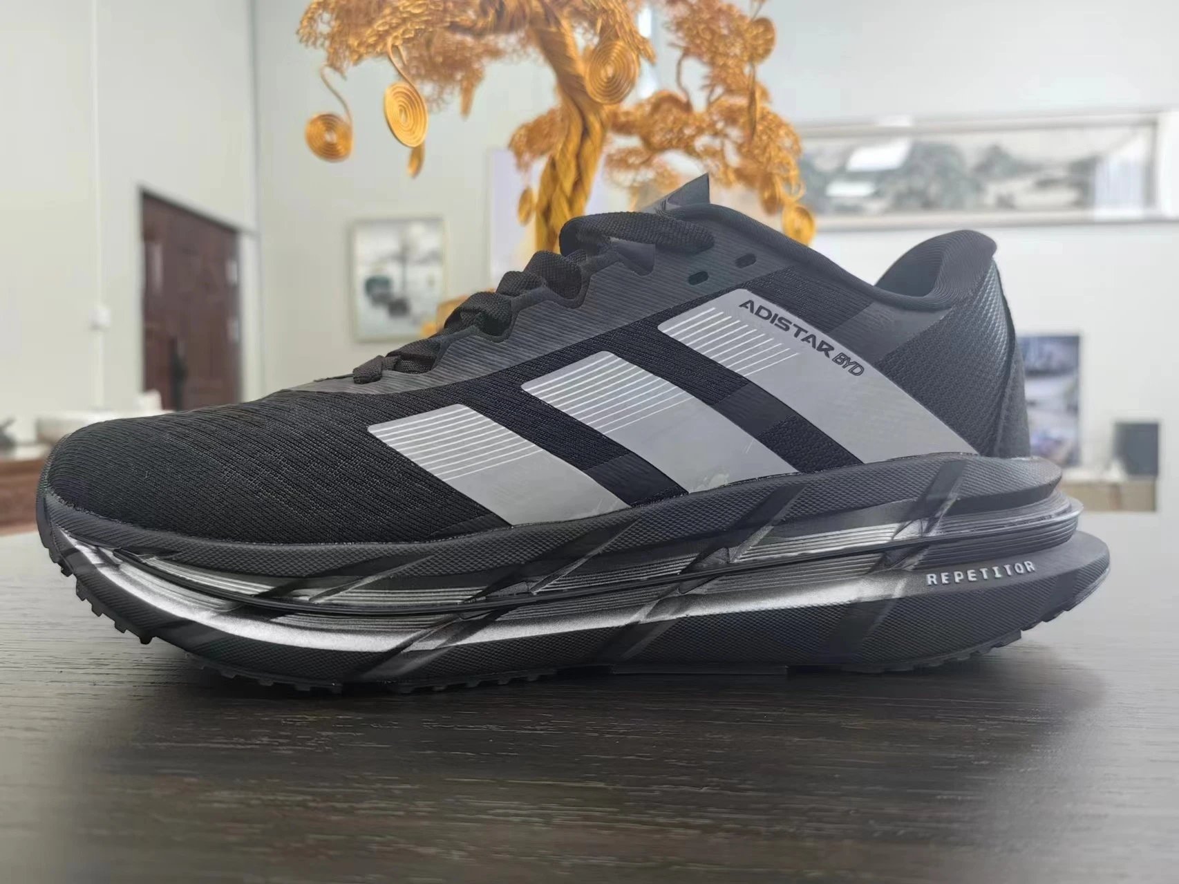 Adidas Adistar White Black Running Shoes - 15