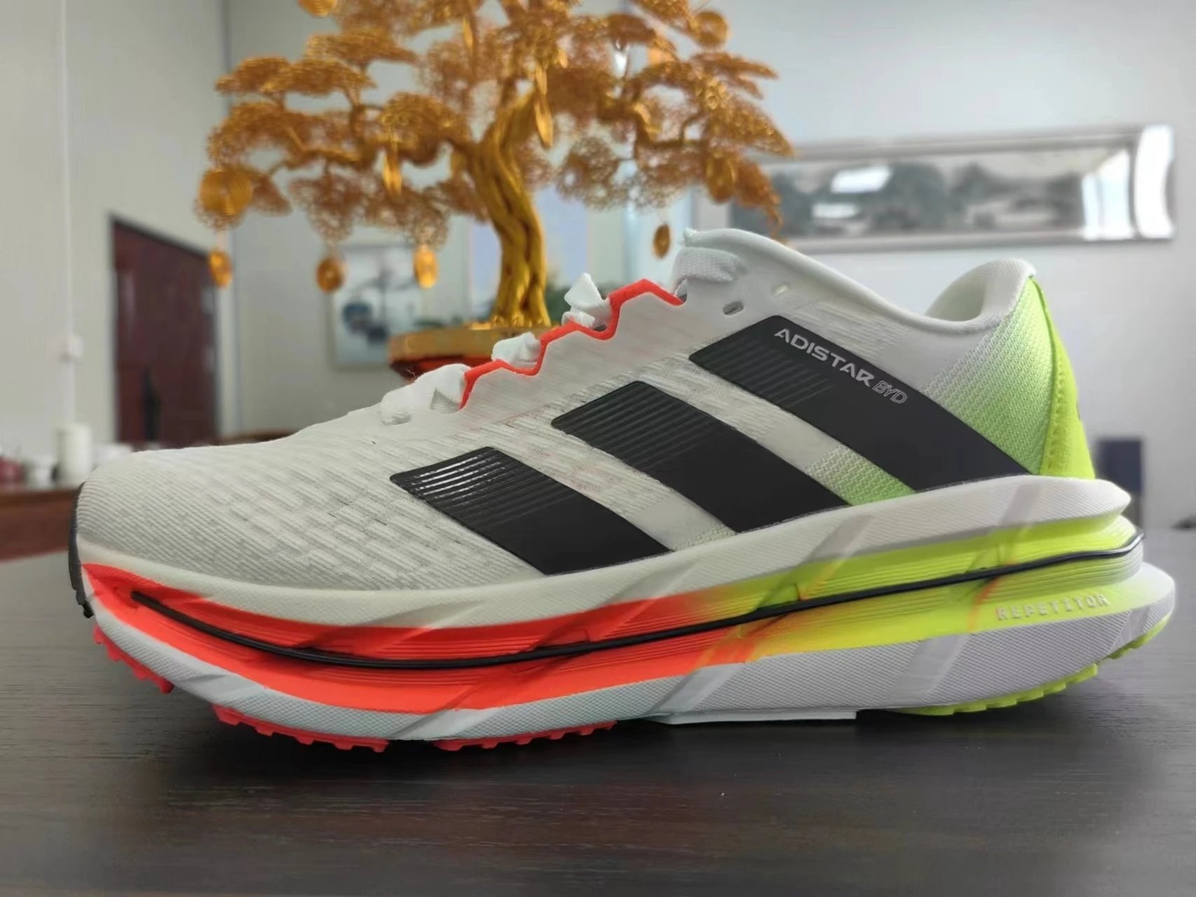 Adidas Adistar White Black Running Shoes - 18