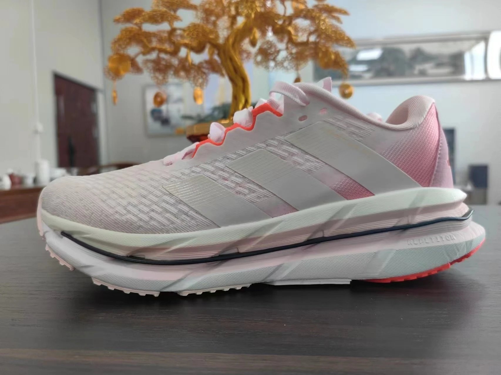 Adidas Adistar White Black Running Shoes - 22