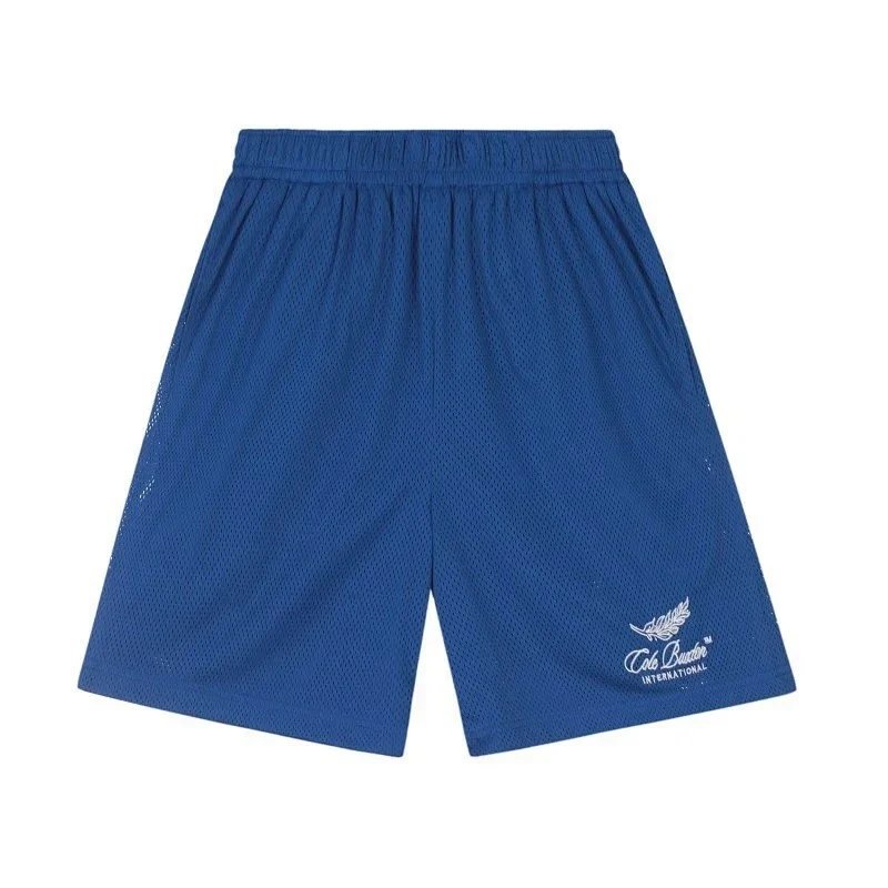 Cole Buxton T-Shirts CB Logo Print — Blue shorts