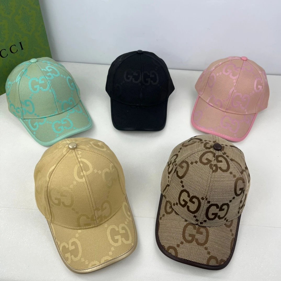 Gucci GG Marmont Baseball Cap Beige Green Black - 3