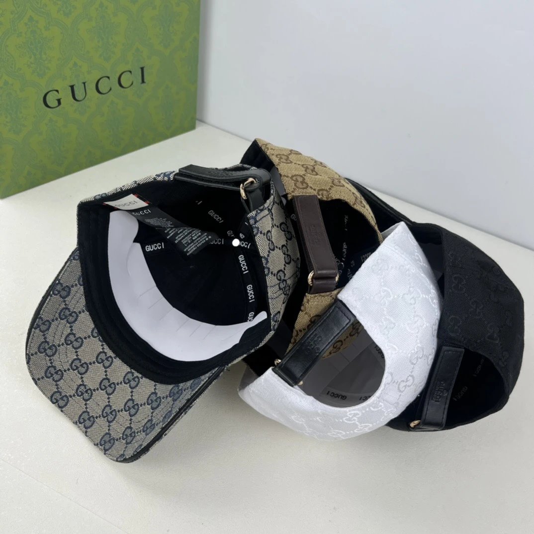 Gucci GG Marmont Baseball Cap Beige Green Black - 13