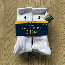 thumbnail for RL 6 pairs a set towel socks 6 pairs riding socks