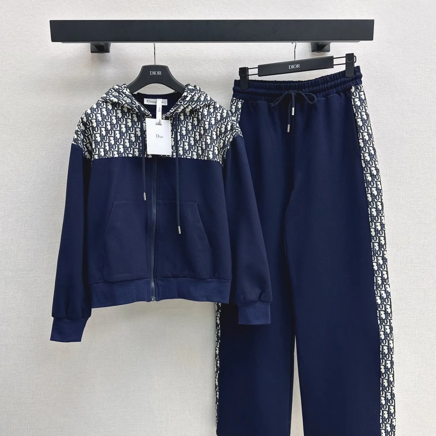 blue suit