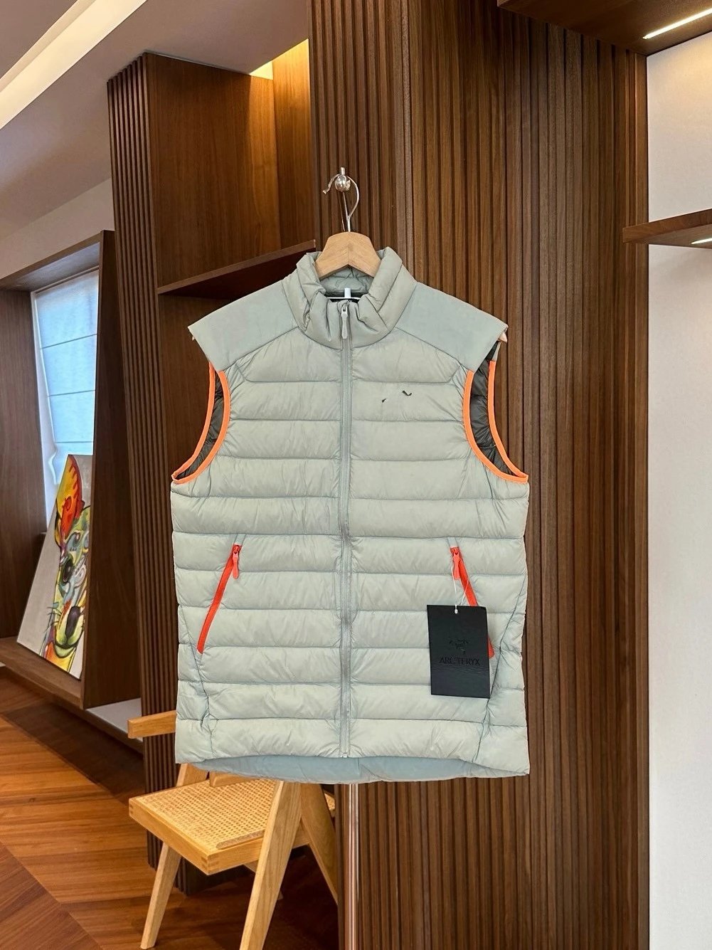 羽绒马甲-岩石绿