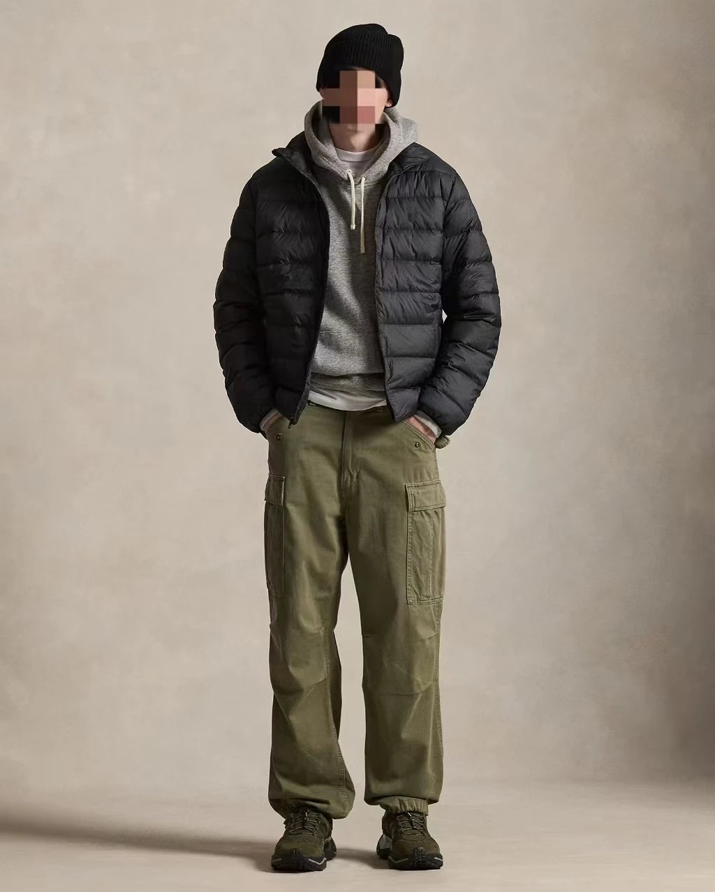 WaterRepellent Down Quilted Jacket 防沾水排骨羽绒服506036 E 5