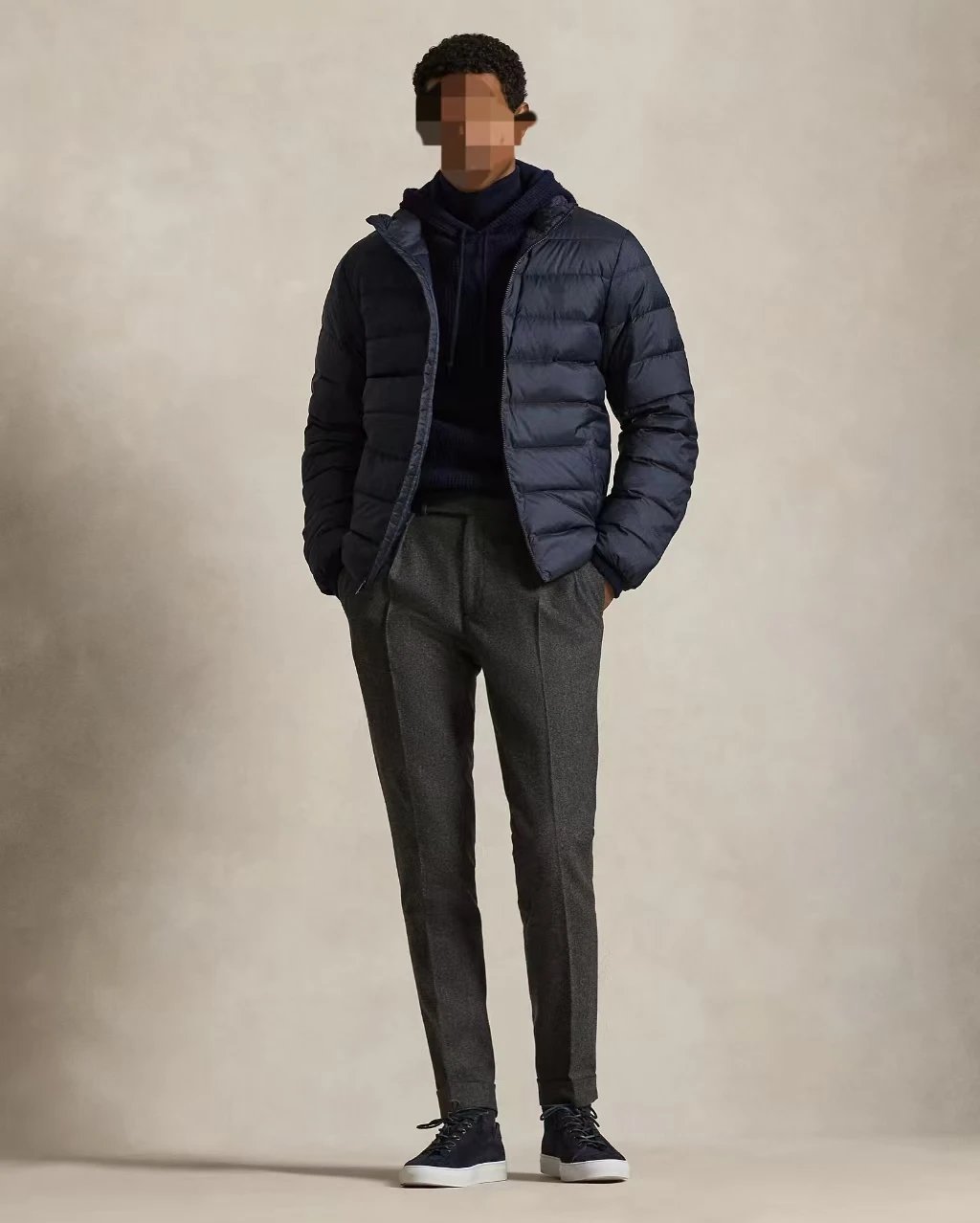 WaterRepellent Down Quilted Jacket 防沾水排骨羽绒服506036 E 7
