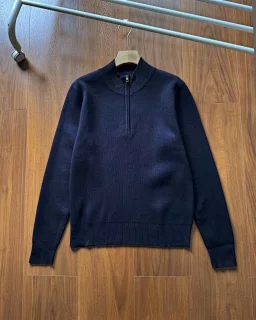 thumbnail for Zip Knit Sweater拉链针织毛衣498376 E