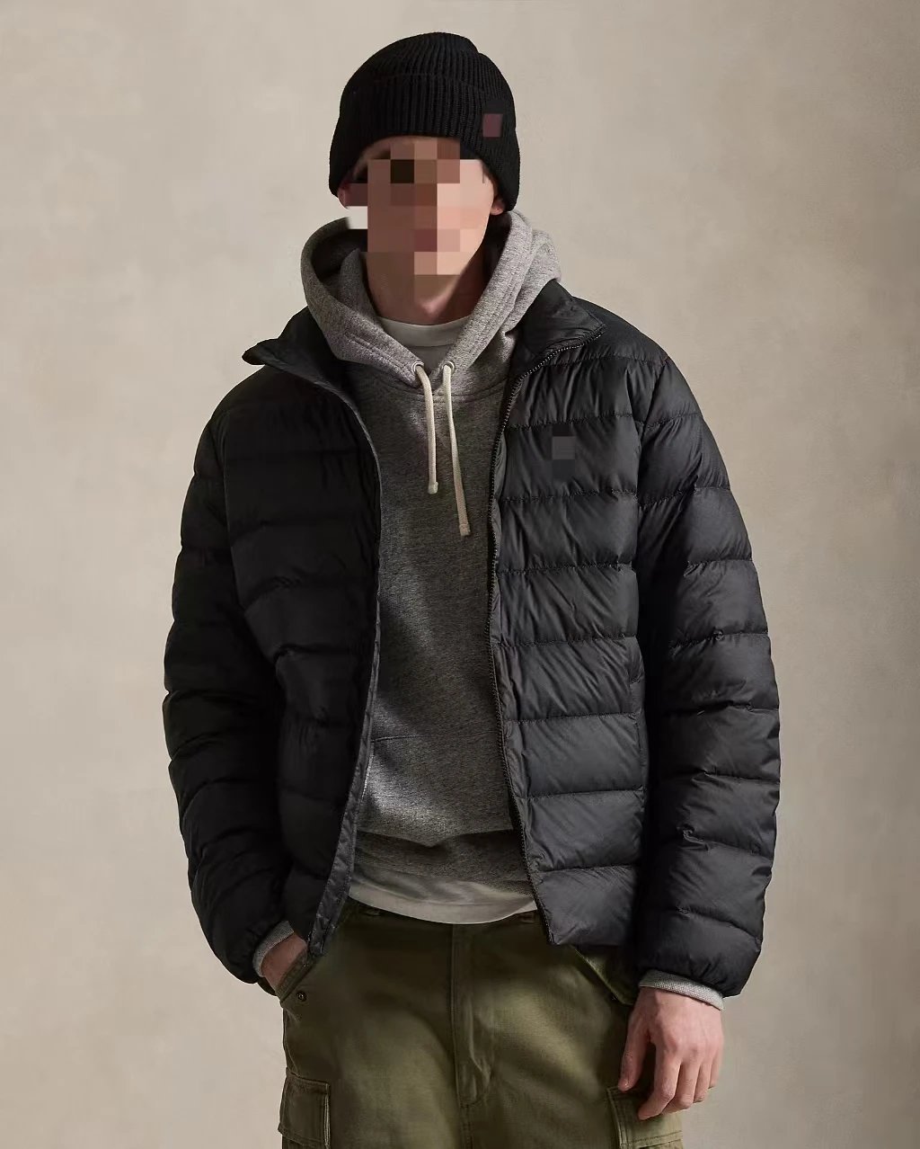 WaterRepellent Down Quilted Jacket 防沾水排骨羽绒服506036 E 6