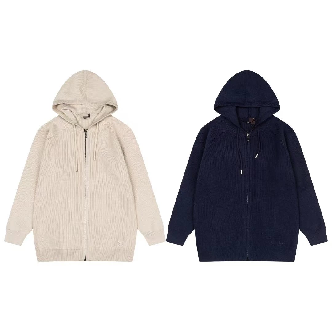 Mens Hooded Wool Zipup Jacket 男士连帽羊毛拉链外套04 H 4