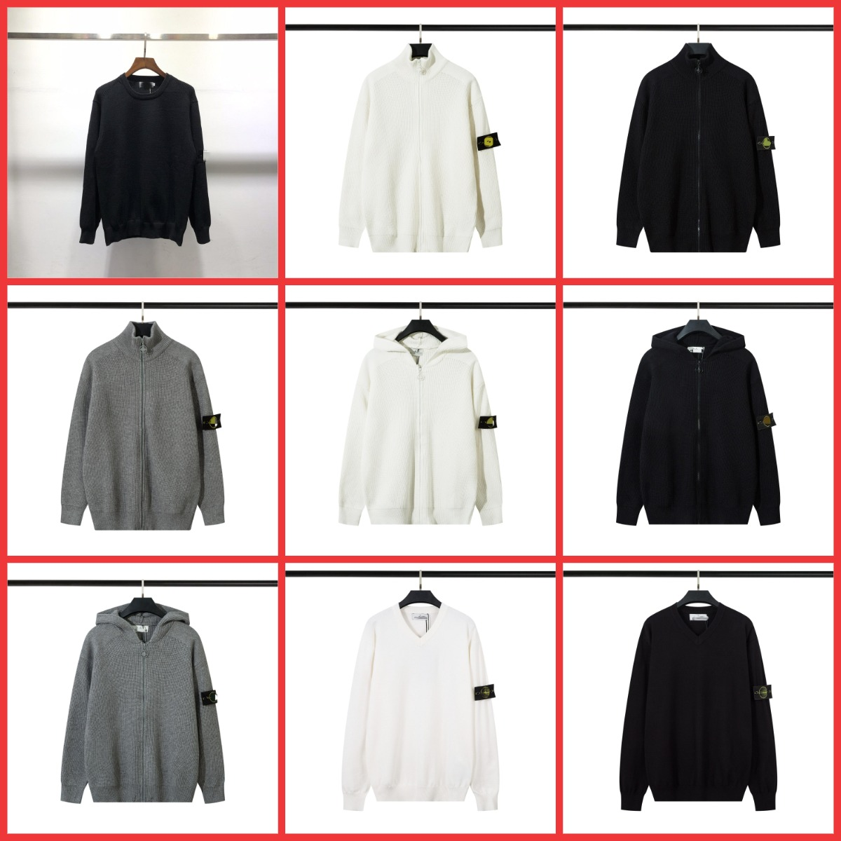 Stone Island Knit Sweaters and Hoodies