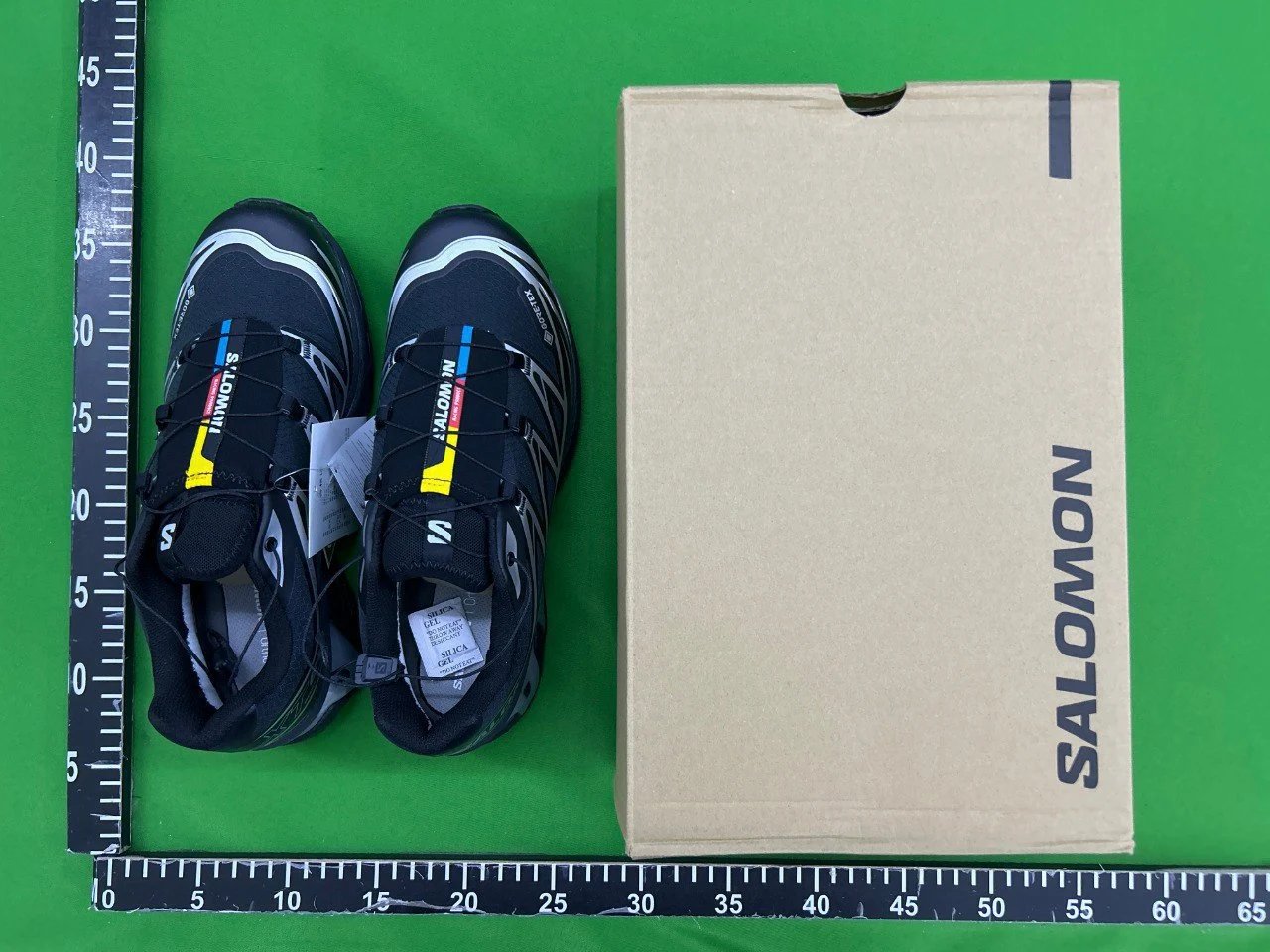 Salomon XT-6 White Black Grey Multicolor Trail Running Shoes