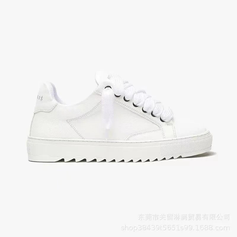 Cream White Leather