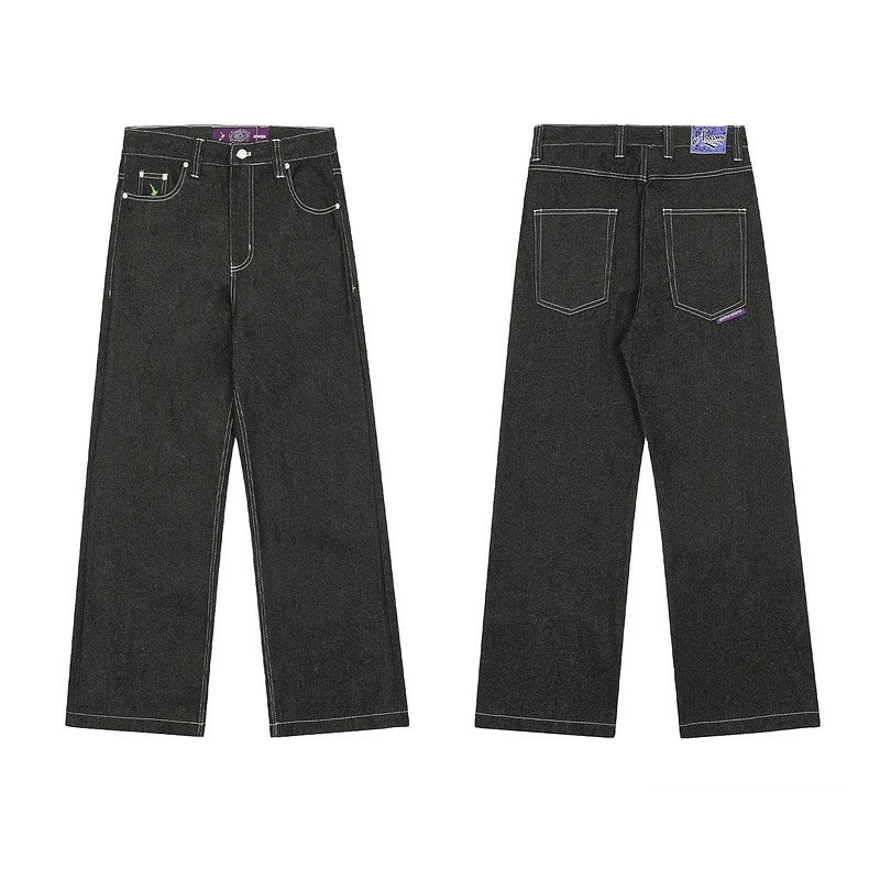 302 Purple Small Logo Jeans