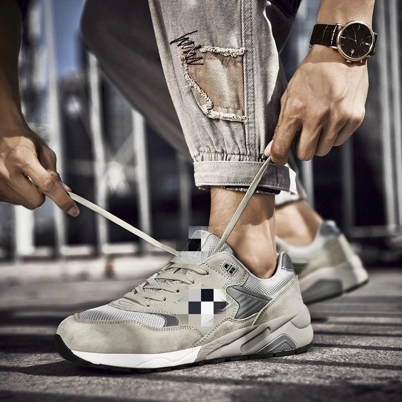 Men's Breathable Running Shoes Lightweight Non-Slip Casual Sneakers Couple Style 580 New Balance