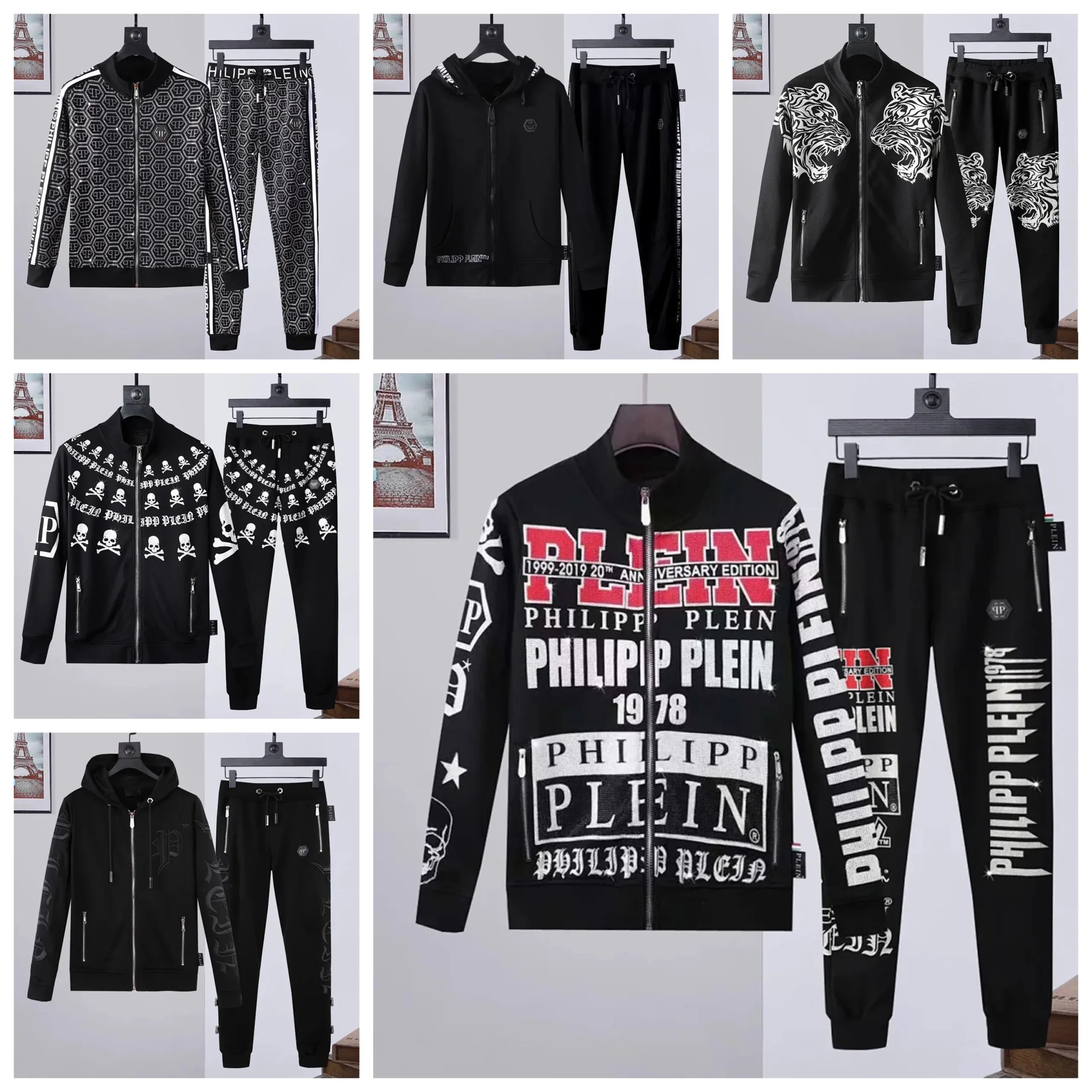 Philipp Plein Men's Athletic Casual Matching Set
