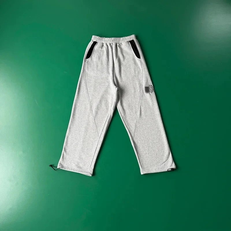 ME刺绣拼色卫裤